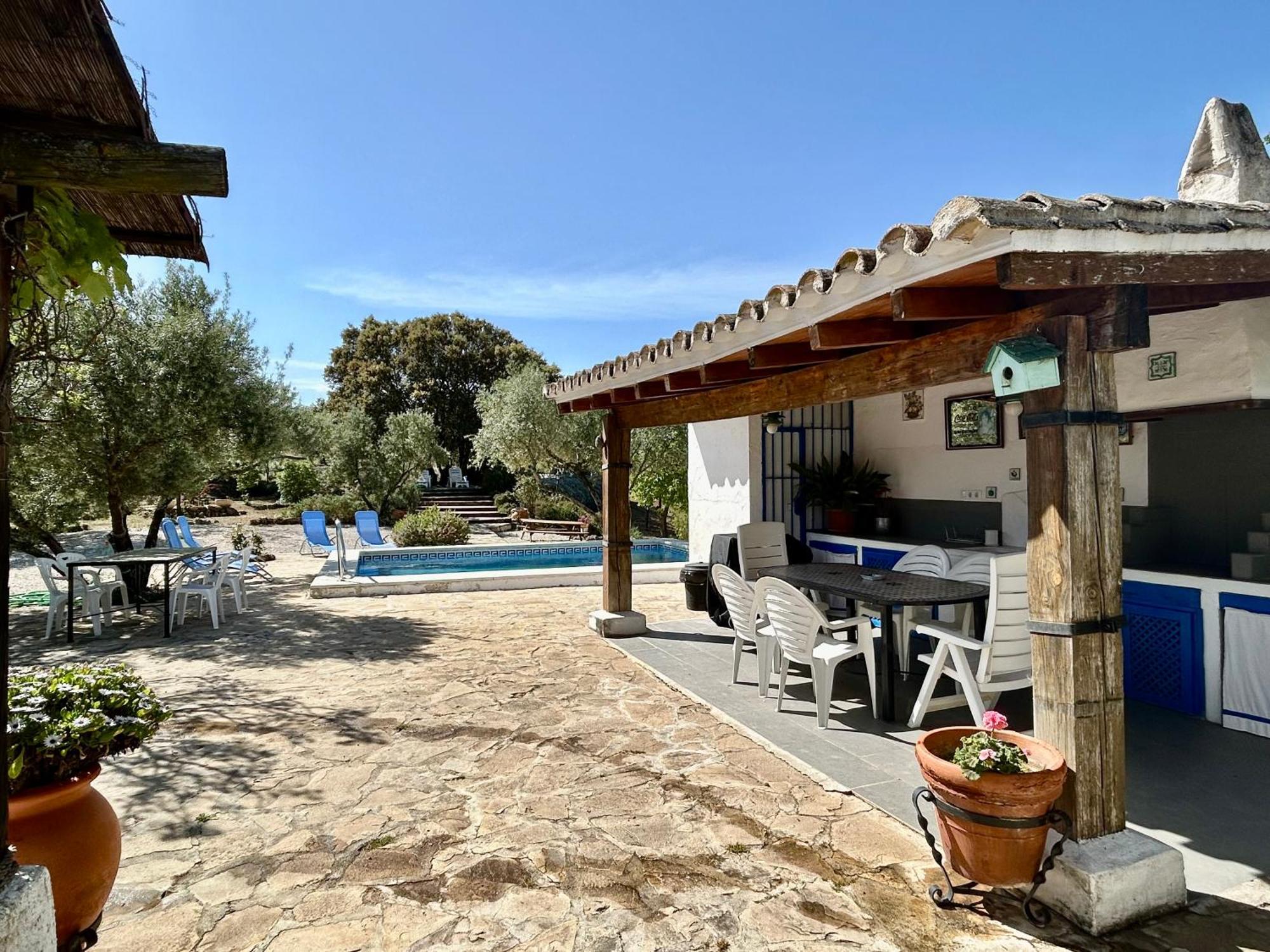 Refugio Andaluz Con Piscina Entre Olivos Villanueva de Tapia Exterior photo