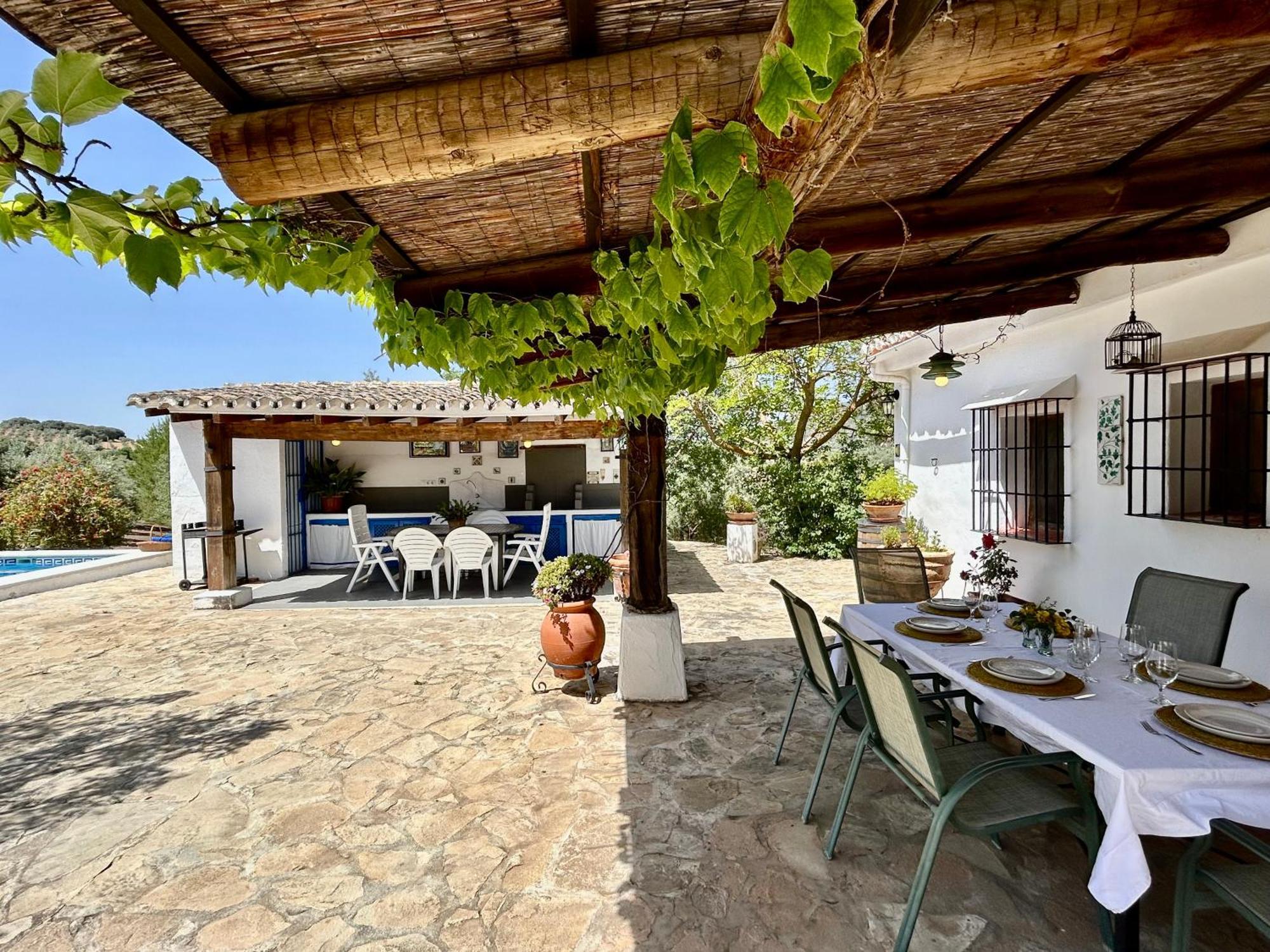 Refugio Andaluz Con Piscina Entre Olivos Villanueva de Tapia Exterior photo